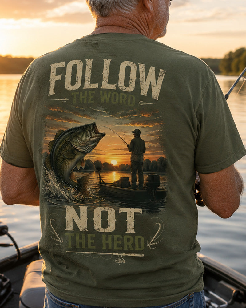 Follow The Word Not The Herd Men's T-shirt