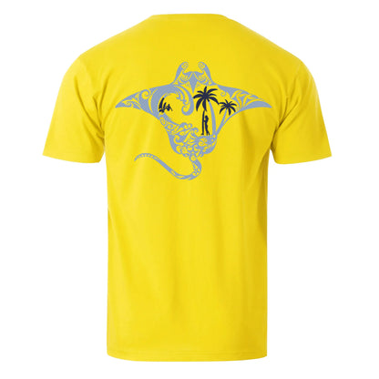 Vacation Manta Surf Hawaii Sea Men's Cotton T-shirt