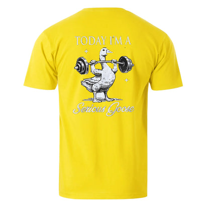 Vacation Today I'M A Serious Gooes Men's Cotton T-shirt