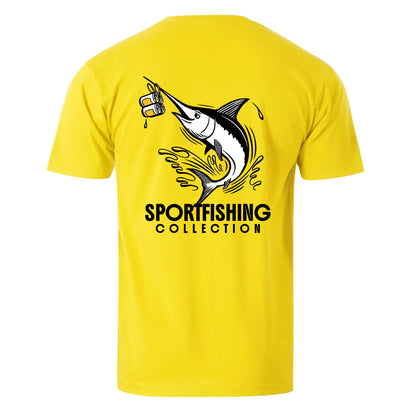 Vacation Outdoor Fishing Men's Cotton T-shirt