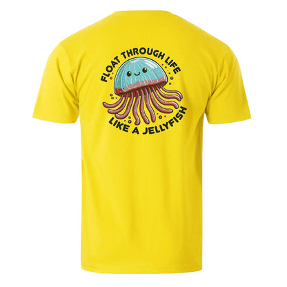 Vacation Float Through Life Like A Jellyfish Men's Cotton T-shirt