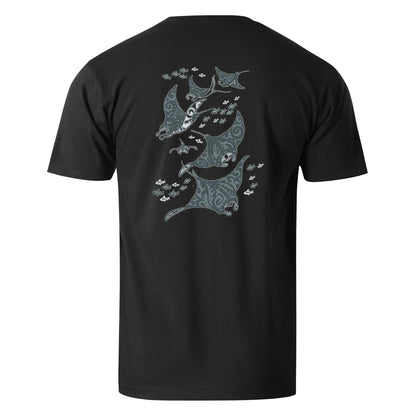 Vacation Schools Of Manta Rays Men's Cotton T-shirt