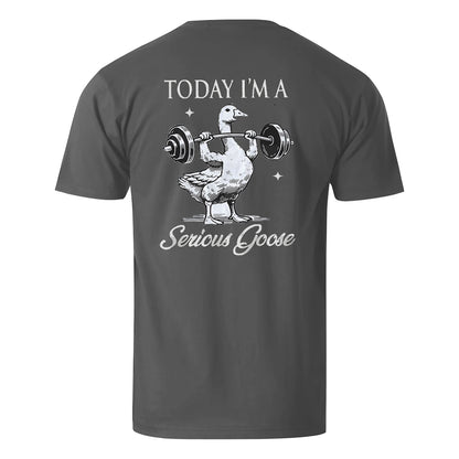 Vacation Today I'M A Serious Gooes Men's Cotton T-shirt
