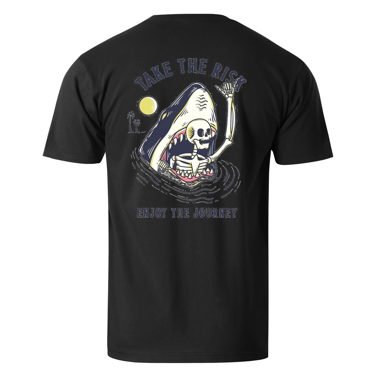 Vacation Take The Risk Enjoy The Journey Men's Cotton T-shirt