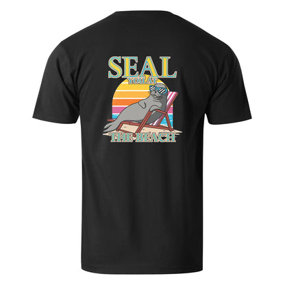 Vacation Seal You At The Beach Men's Cotton T-shirt