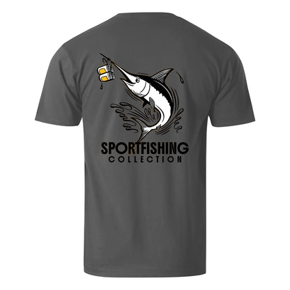 Vacation Outdoor Fishing Men's Cotton T-shirt