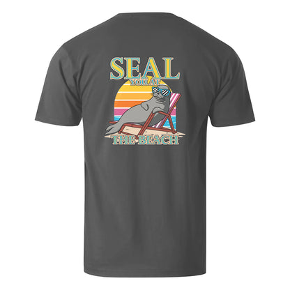 Vacation Seal You At The Beach Men's Cotton T-shirt