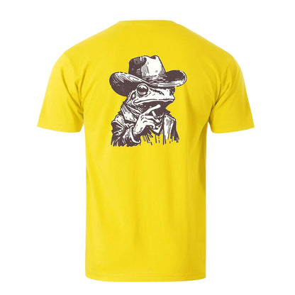 Cowboy Frog Men's Cotton T-shirt