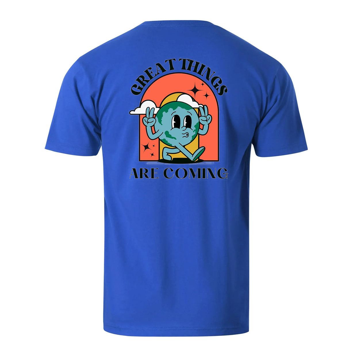 Creat Things Are Coming Men's Cotton T-shirt