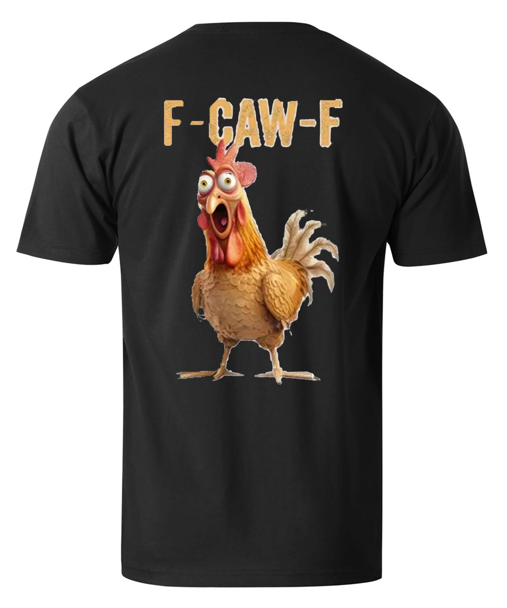 F-Caw-F Stunned Rooster Men's Cotton T-shirt