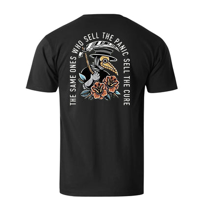 The Same Ones Who Sell The Panic Sell The Cure Men's Cotton T-shirt