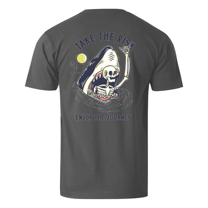 Vacation Take The Risk Enjoy The Journey Men's Cotton T-shirt