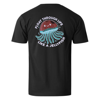 Vacation Float Through Life Like A Jellyfish Men's Cotton T-shirt