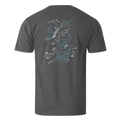 Vacation Schools Of Manta Rays Men's Cotton T-shirt