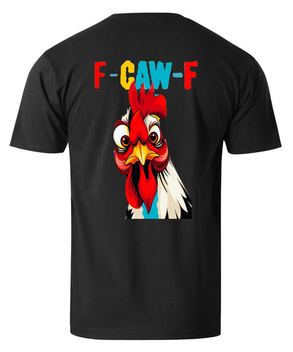 F-Caw-F Serious Rooster Men's Cotton T-shirt