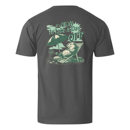 Vacation It's Okay To Take A Day Off Men's Cotton T-shirt