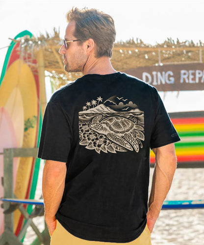 Vacation Sea turtles Men's Cotton T-shirt