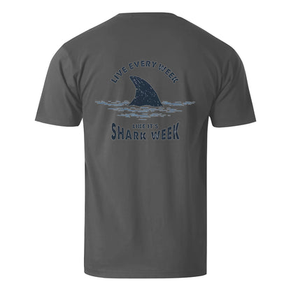 Vacation Live Every Week, Like It's Shark Week Men's Cotton T-shirt