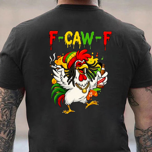 F-Caw-F Party Rooster Men's T-shirt