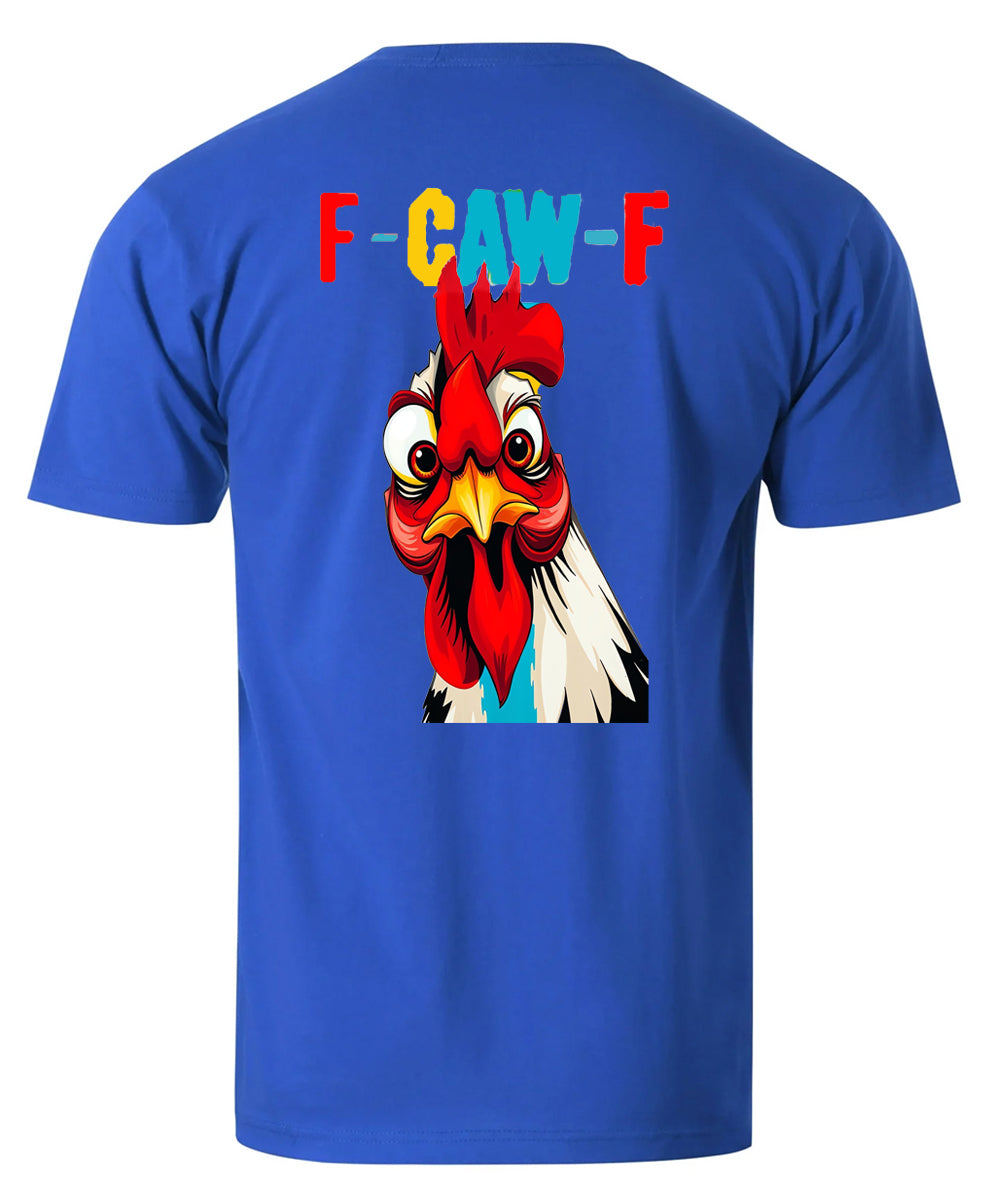 F-Caw-F Serious Rooster Men's Cotton T-shirt