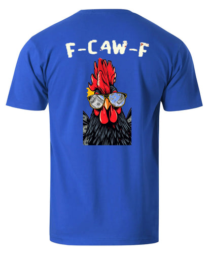 F-Caw-F Dollars Rooster Men's Cotton T-shirt