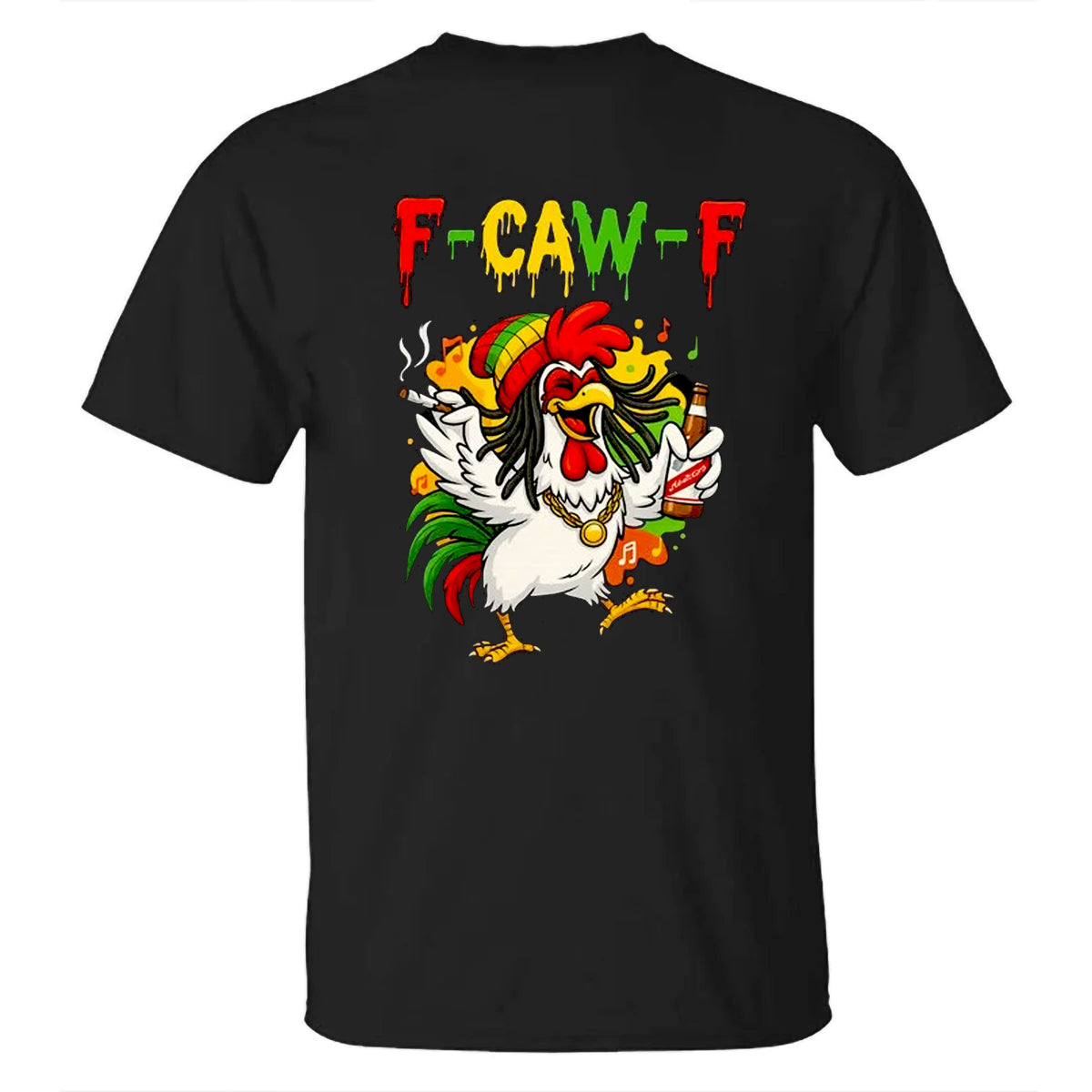 F-Caw-F Party Rooster Men's T-shirt