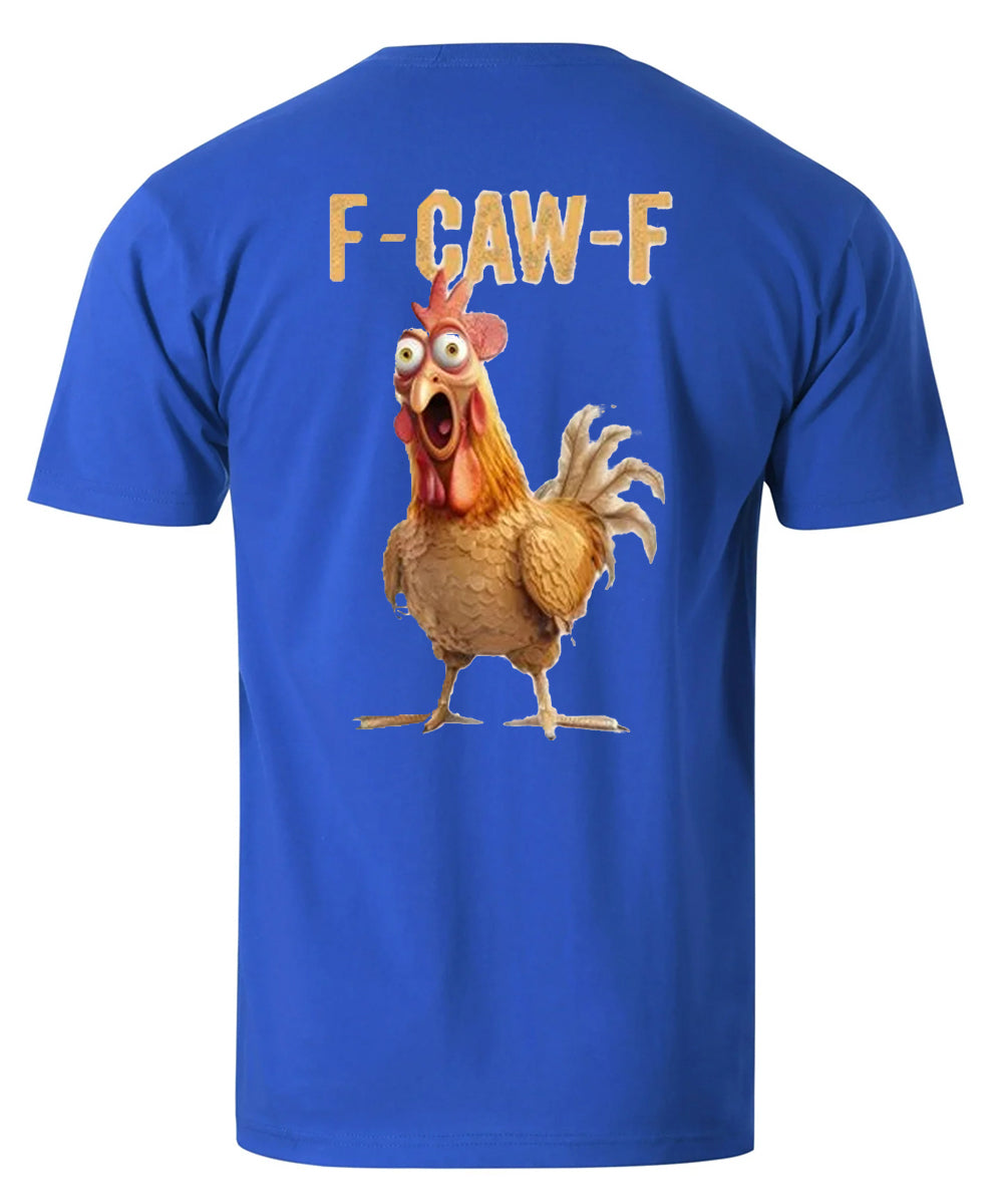 F-Caw-F Stunned Rooster Men's Cotton T-shirt