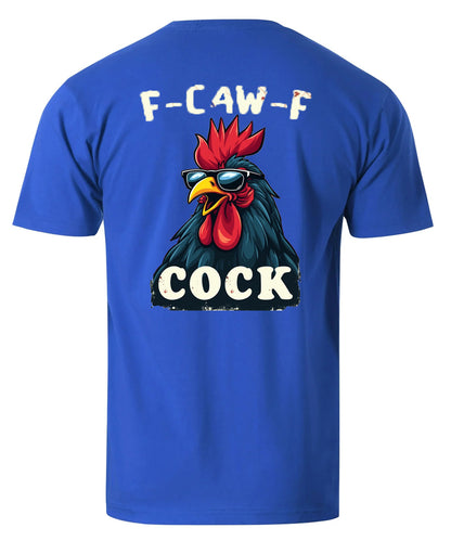 F-Caw-F Cool Rooster Men's Cotton T-shirt
