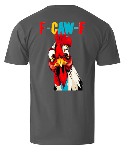 F-Caw-F Serious Rooster Men's Cotton T-shirt