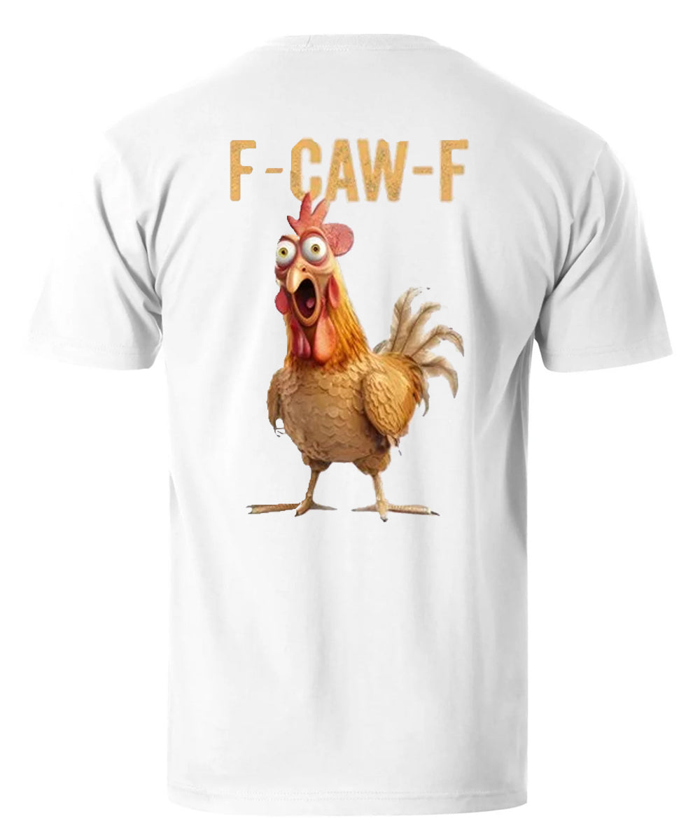 F-Caw-F Stunned Rooster Men's Cotton T-shirt