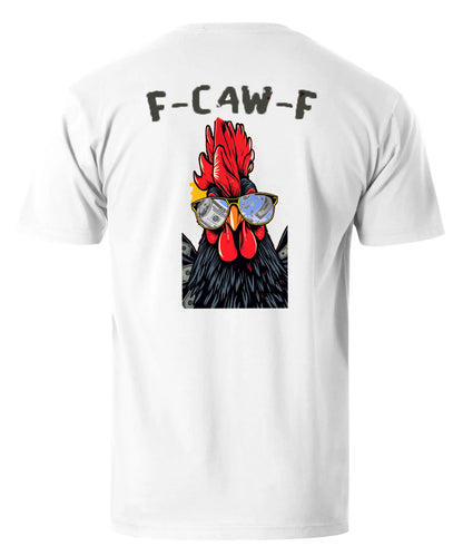 F-Caw-F Dollars Rooster Men's Cotton T-shirt