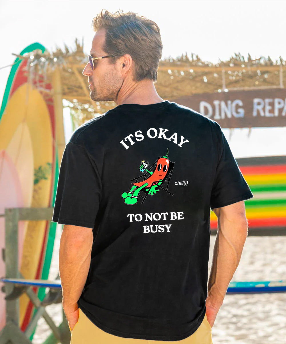 It's Okay To Not Be Busy Men's Cotton T-shirt