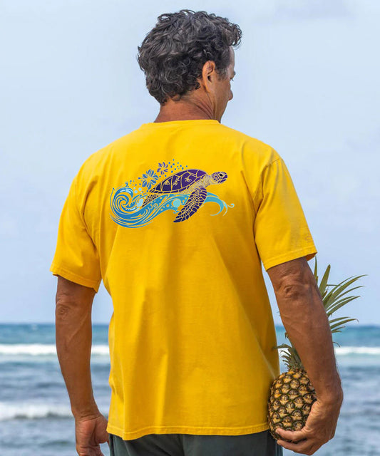 Turtle Surfing Men's Cotton T-shirt
