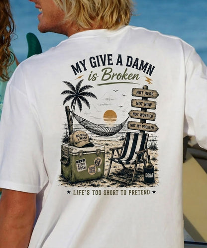 My Give A Damn Is Broken Men's T-shirt