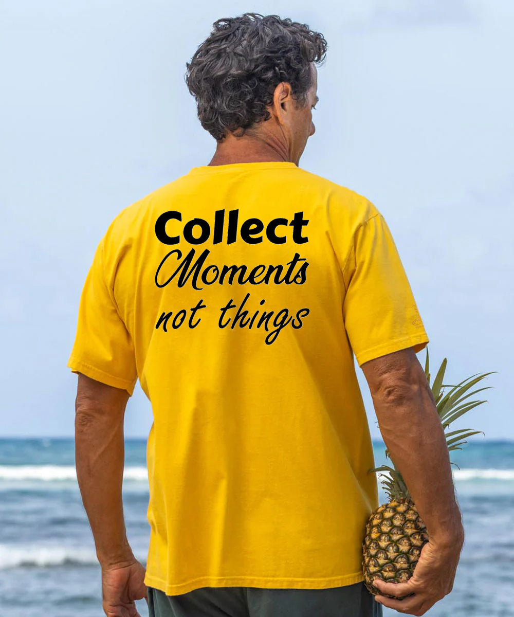 Collect Moments Not Things Men's Cotton T-shirt