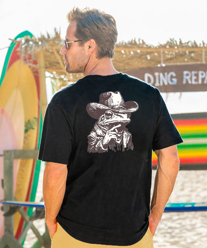 Cowboy Frog Men's Cotton T-shirt