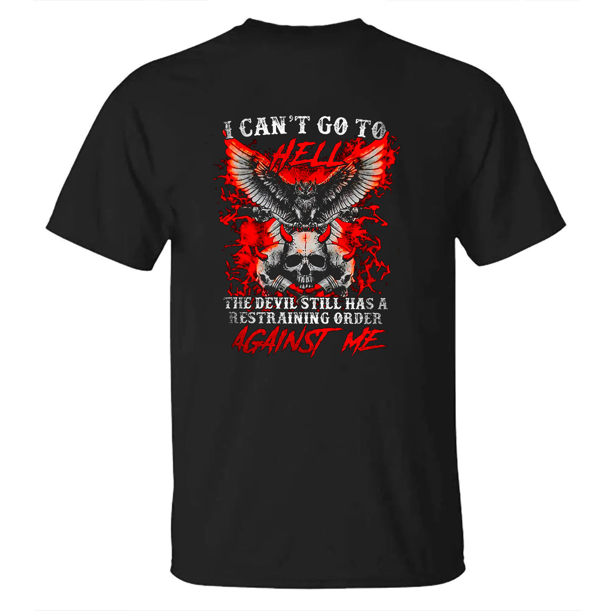 I Can't GoTo Hell Cotton Men's T-shirt