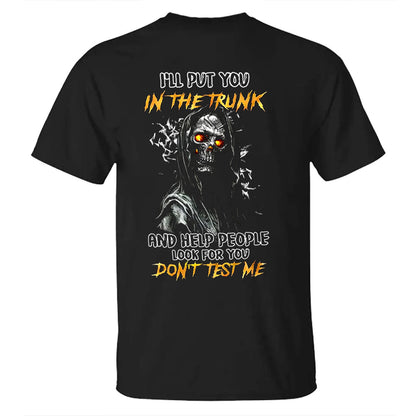 Don't Test Me Cotton Men's T-shirt