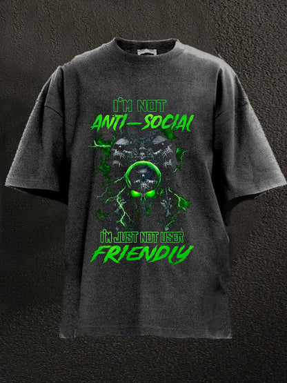 I'm Just Not User Friendly Washed Men's T-shirt