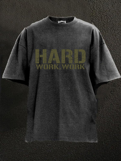 Hard Work Washed Men's T-shirt