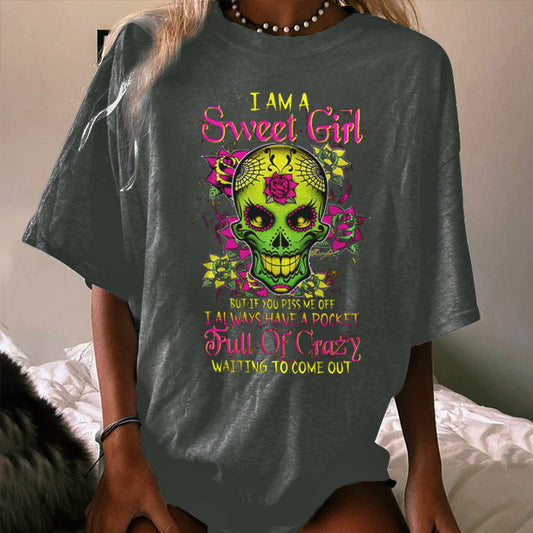 I AM A SWEET GIRL WOMEN'S T-SHIRT