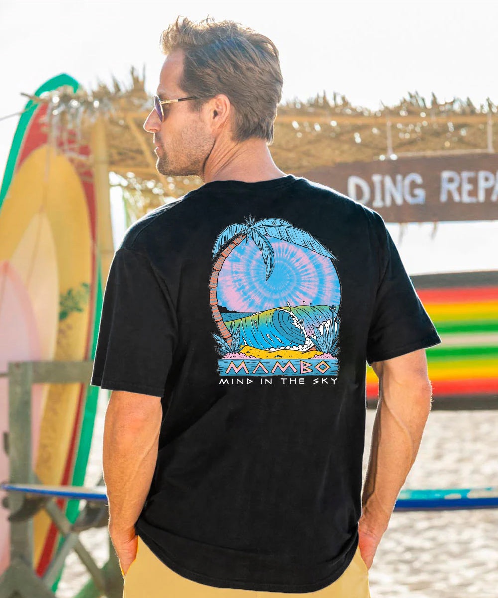 Mambo Mind In The Sky Men's Cotton T-shirt