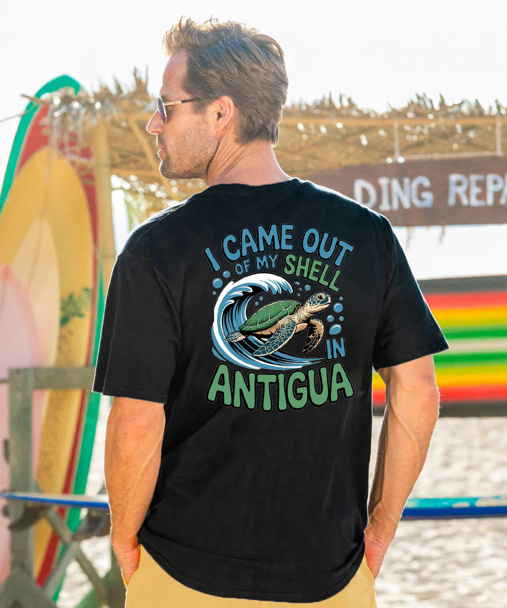 I Came Out Of My Shell In Antigua Men's Cotton T-shirt