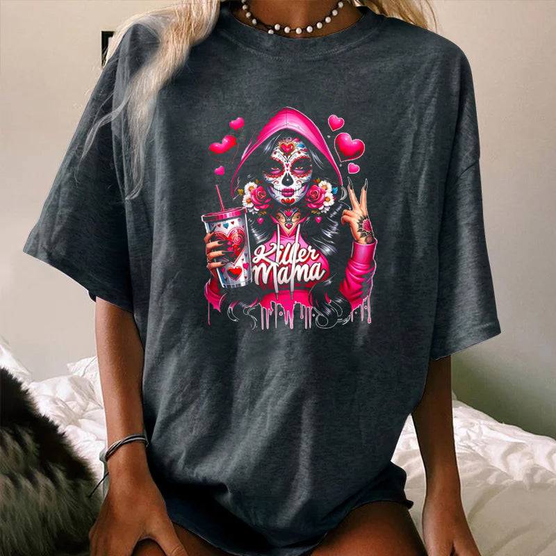 Halloween Mama Horror WOMEN'S T-SHIRT