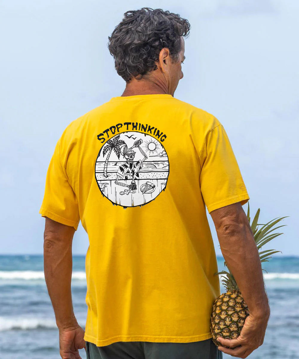Stop Thinking Men's Cotton T-shirt