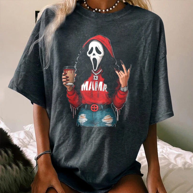 Halloween Mama Horror 2 WOMEN'S T-SHIRT