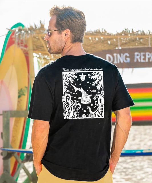 Those Who Wander Find Themselves Men's Cotton T-shirt