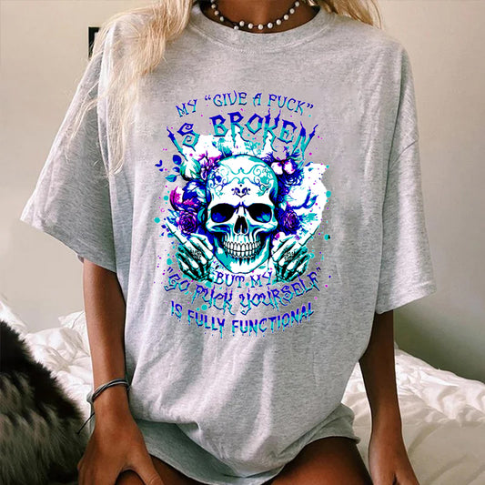 MY GIVE A F IS BROKEN WOMEN'S T-SHIRT