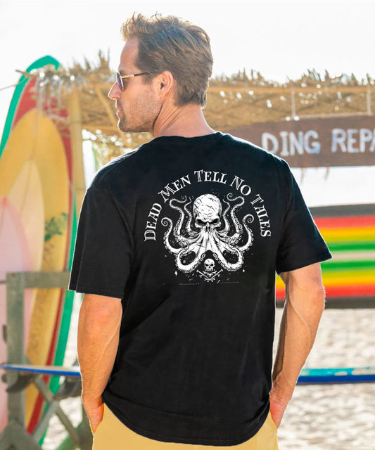 Dead Men Tell No Tales Men's Cotton T-shirt