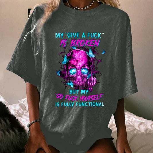MY GIVE A F IS BROKEN WOMEN'S T-SHIRT